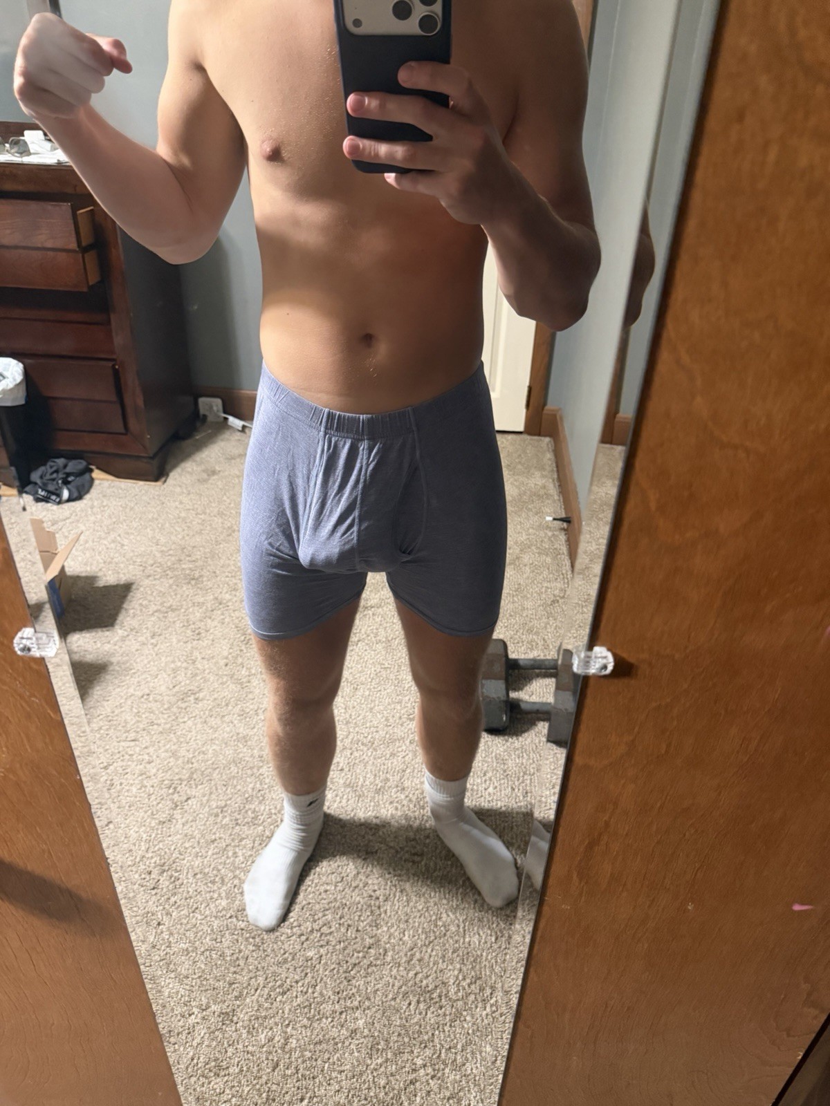 Bamboo Light Blue Snug Fit Boxer Briefs “Unused” “Brand New”
