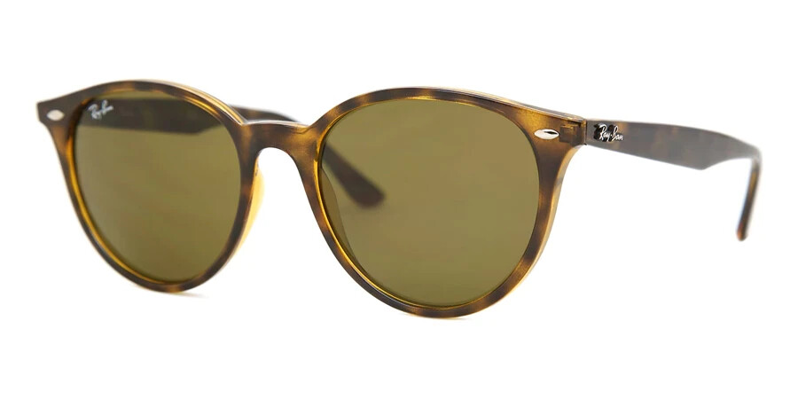 Ray-Ban Sunglasses Unisex Polished Light Havana Brown Oval 53mm 710/73