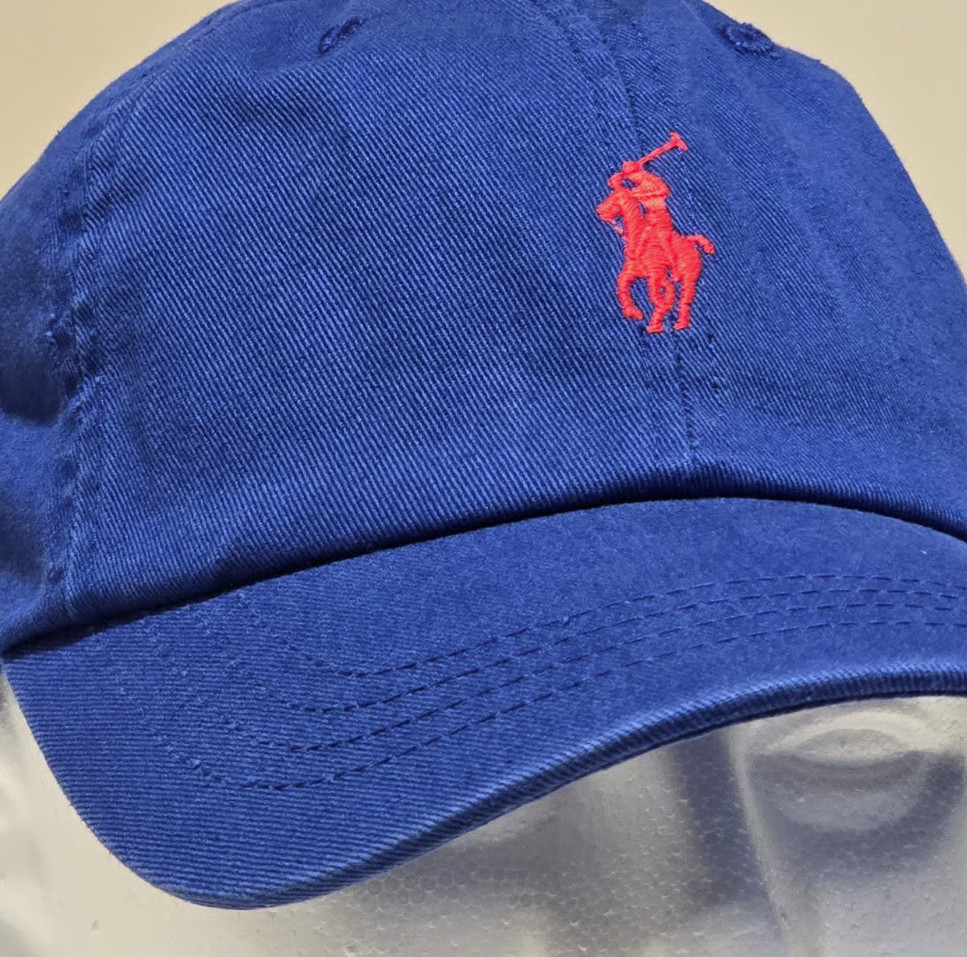 Polo Ralph Lauren Men’s One Size Cotton Chino Adjustable Ball Cap Royal Blue
