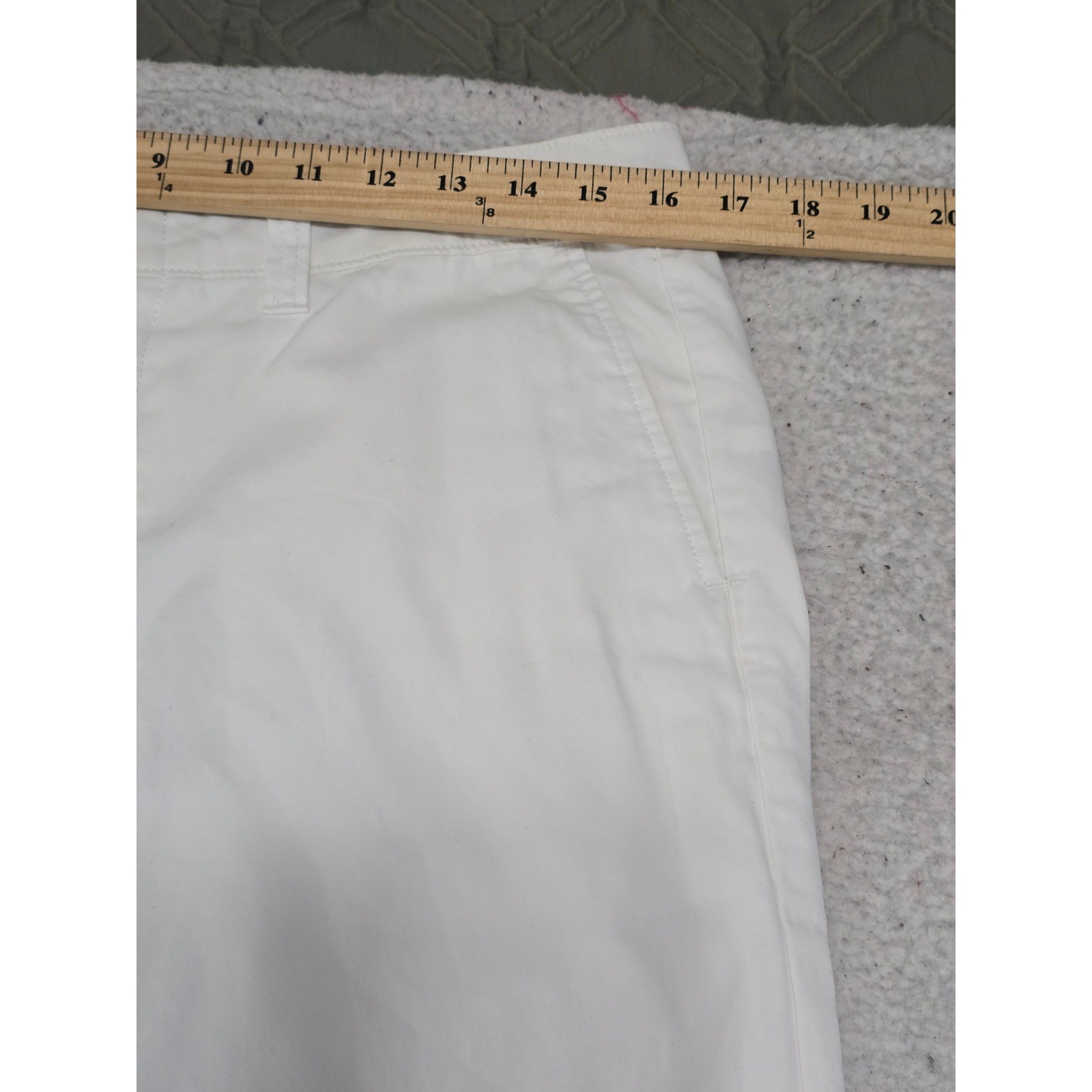 Ralph Lauren Sport Womens White Cotton Chino Pants Size 10 Embroidered Pony Logo