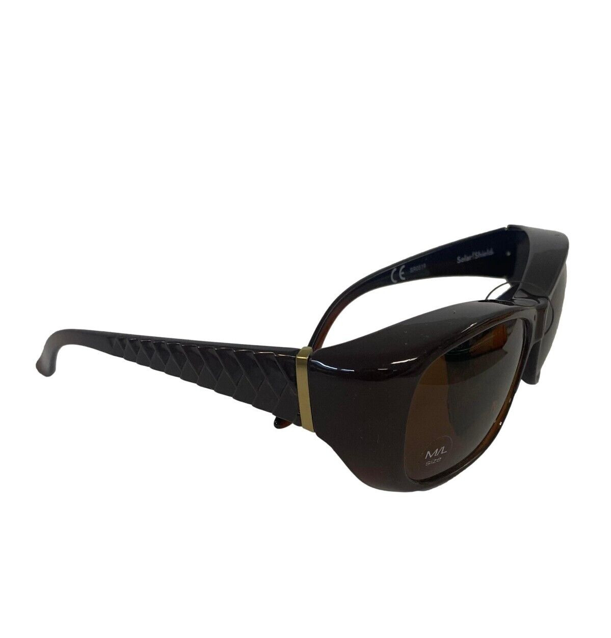 Solar Shield Fit Over Medium Large FO-018 COF AMB polarized NEW!