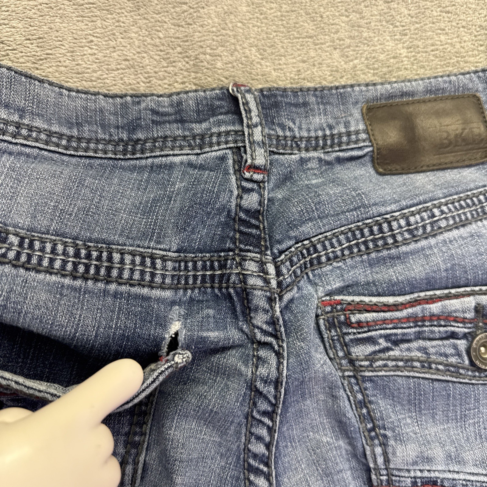 BKE JAKE Men’s Denim Blue Straight Leg Medium Wash Jeans 32R
