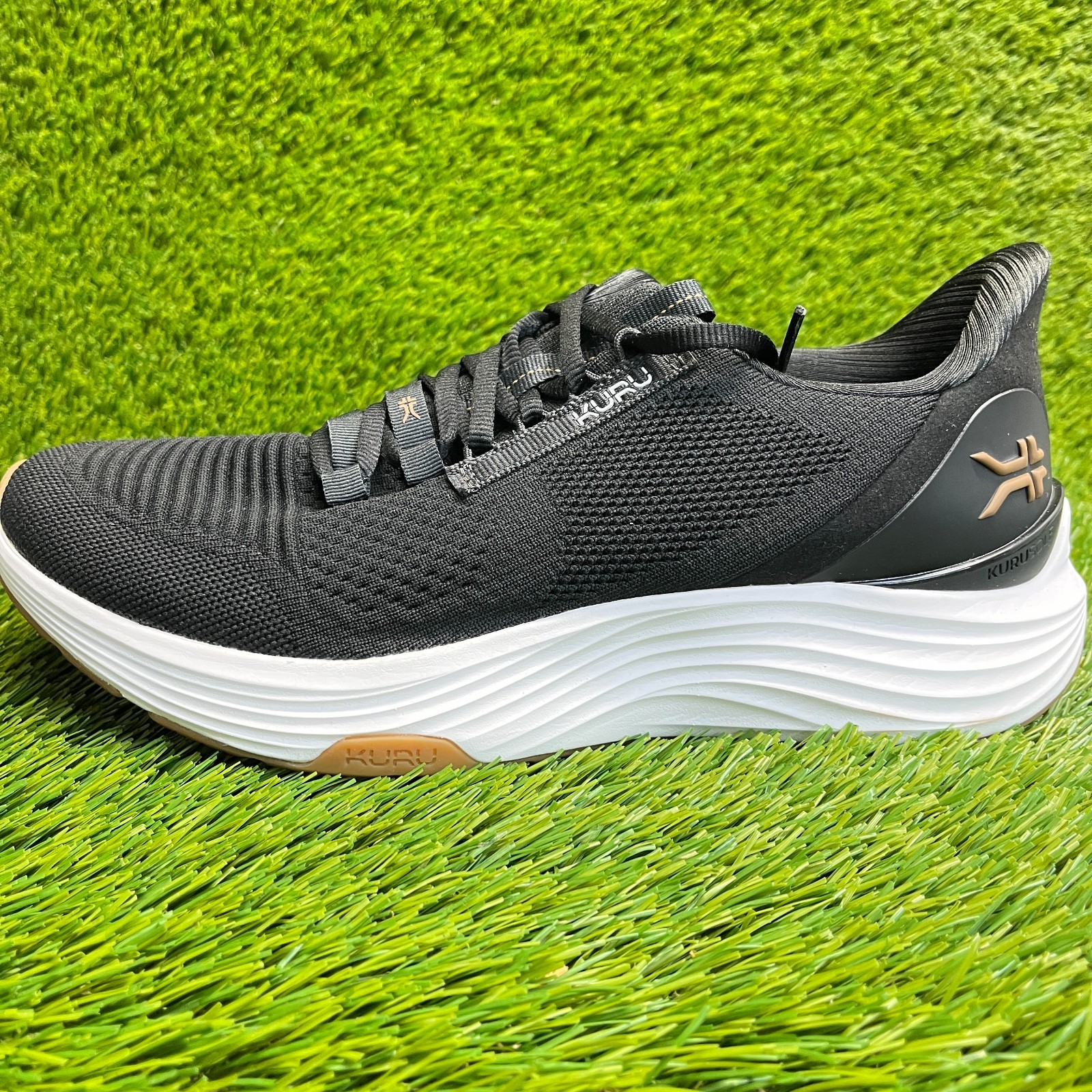 Kuru Atom 2 Womens Size 11 Black White Athletic Running Walking Shoes Sneakers