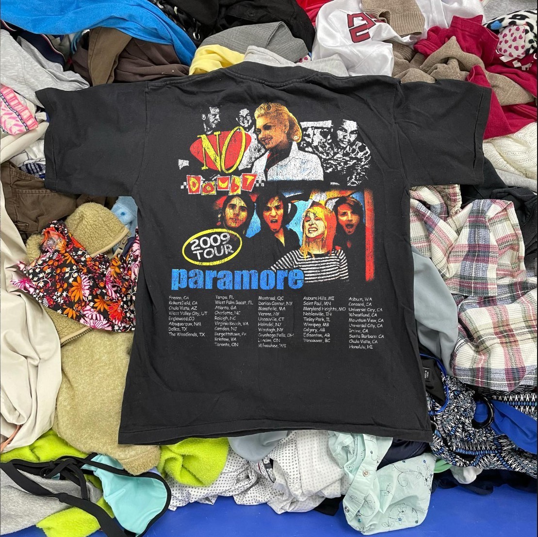 2009 No Doubt World Tour Rare T-Shirt Black L