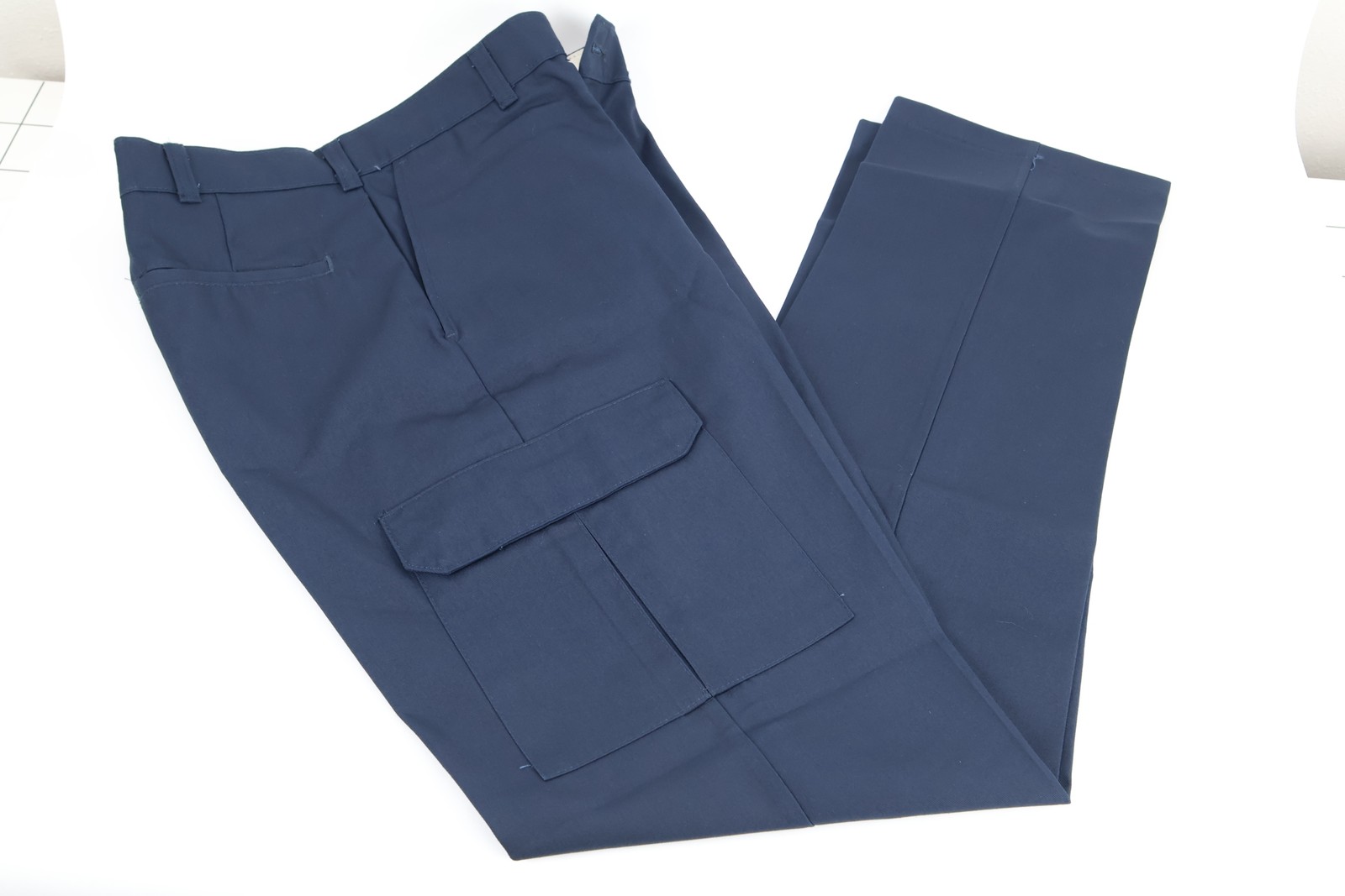 Red Kap PT88NV2 Navy Cargo Work Pants Mens 32×37 Workwear Industrial