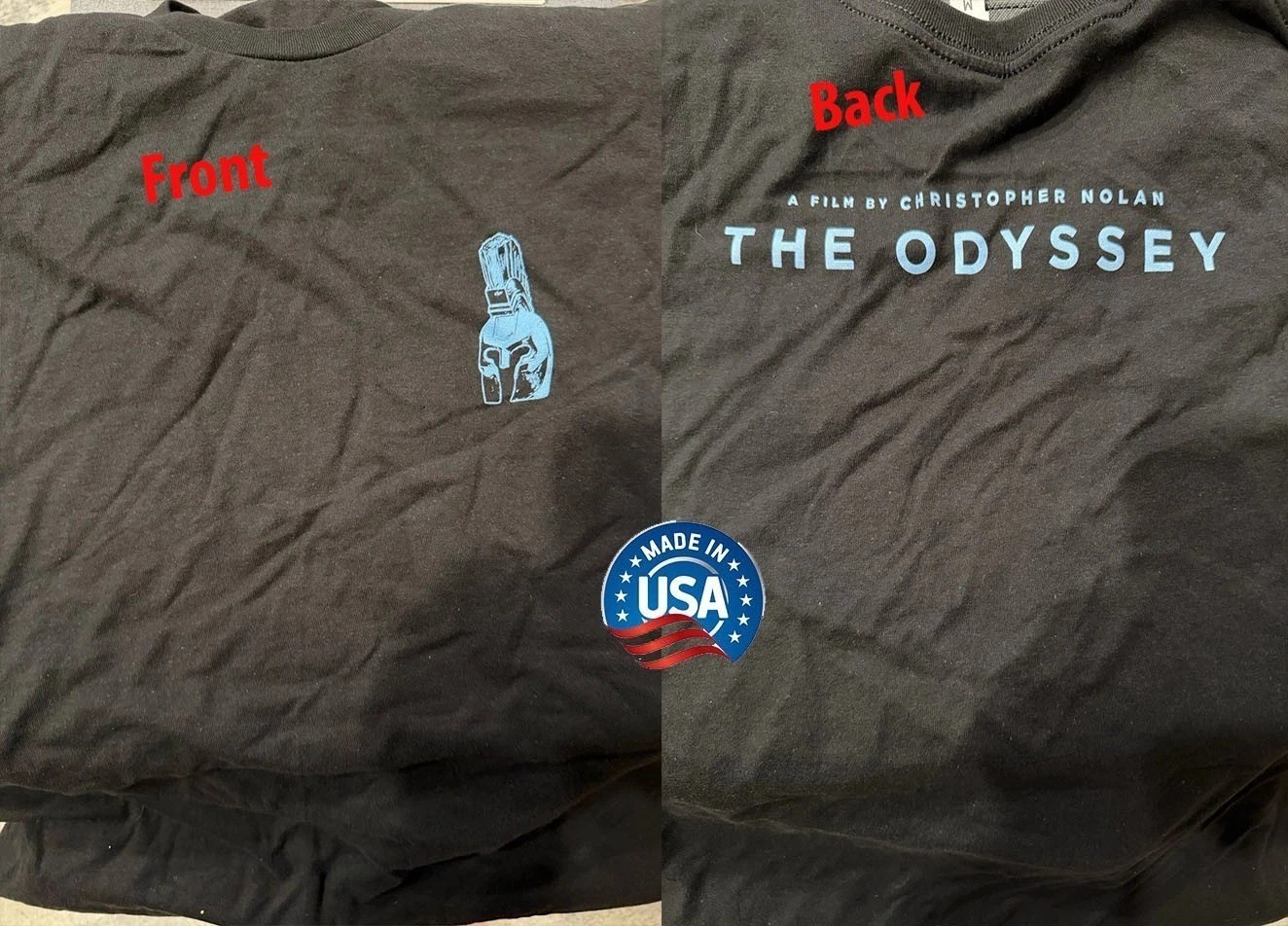 Hot! The Odyssey Movie 2026 Christopher Nolan Film T Shirt (Reprint)