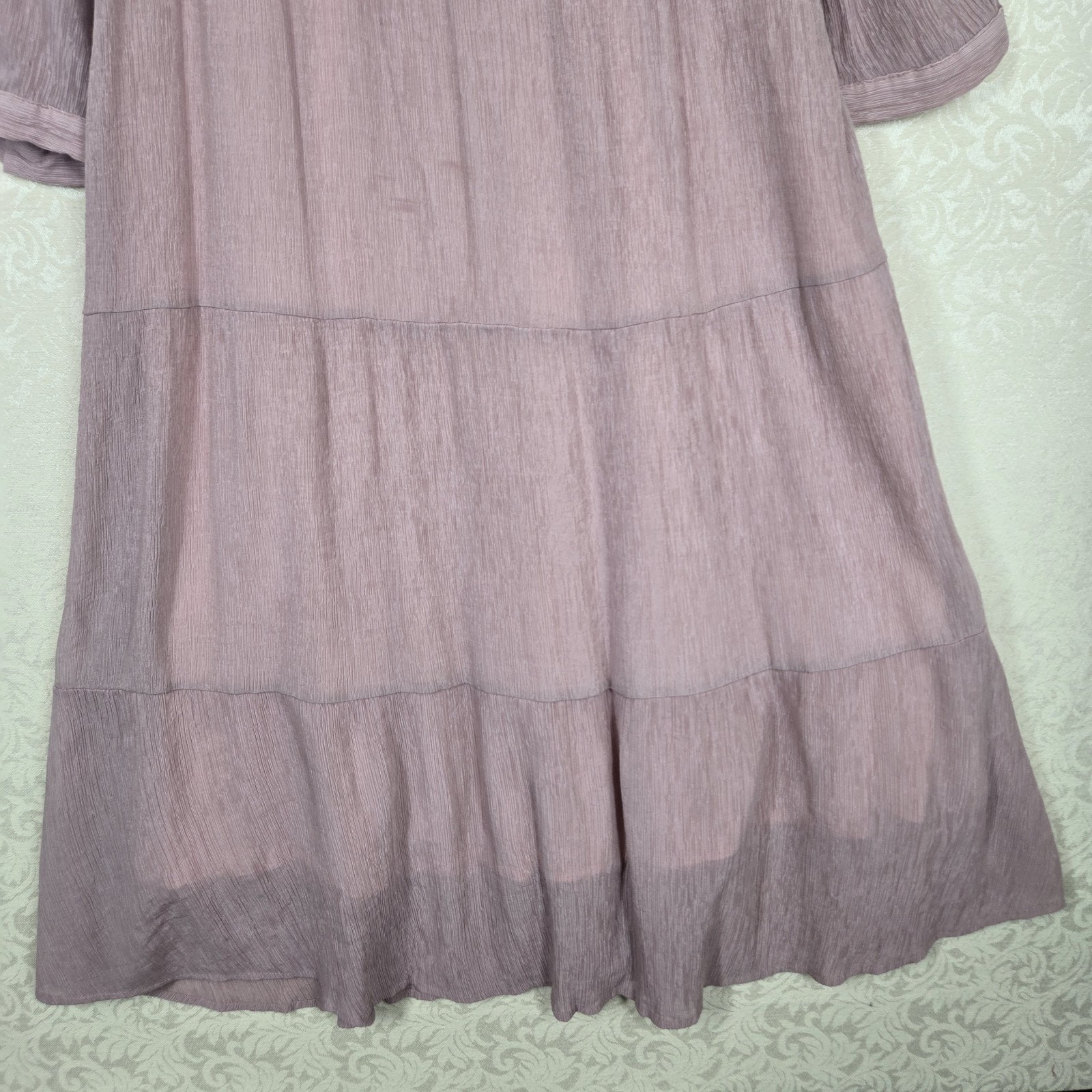 Orange Creek Embroidered Midi Dress XS/S Pink Boho Cottage Romantic Feminine