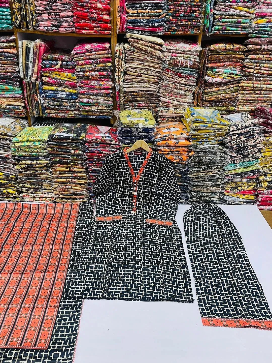 Multicolor Printed Lawn 3Pcs Stitched Suit for Decent Women Like You