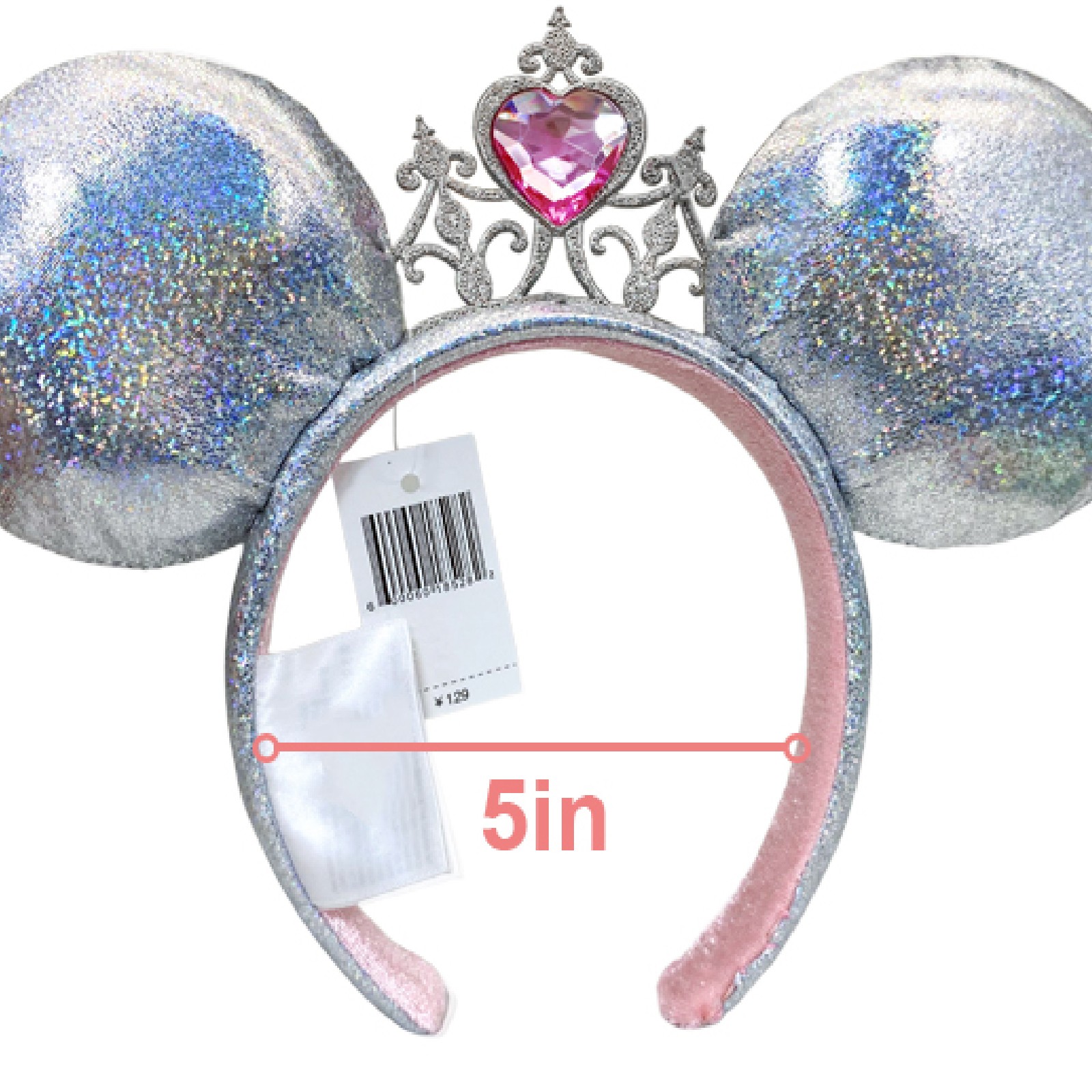 Disney-Park’s Princess Iridescent Tiara Minnie Mouse Ears Headband 2024 US POST