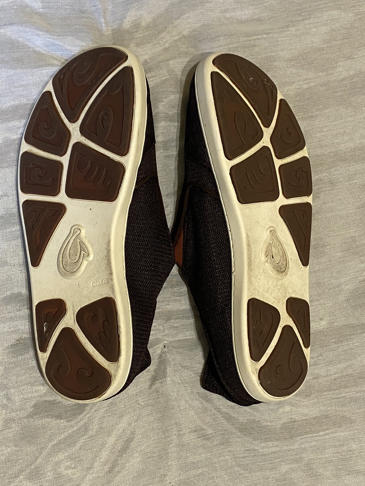 OluKai Nohea Shoes Men’s Sz 13 Dark Brown Casual Mesh Slip On – S104