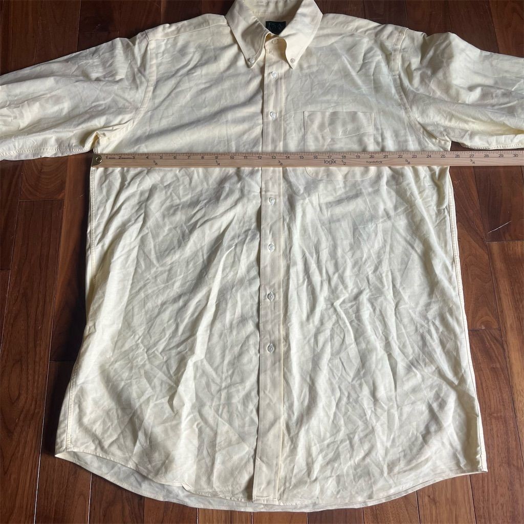 Jos. A. Bank Men’s LT Yellow Long Sleeve Button-Down Shirt Casual