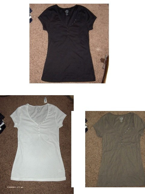 NWT OLD NAVY V NECK LAYERING HENLEY 3 color choices