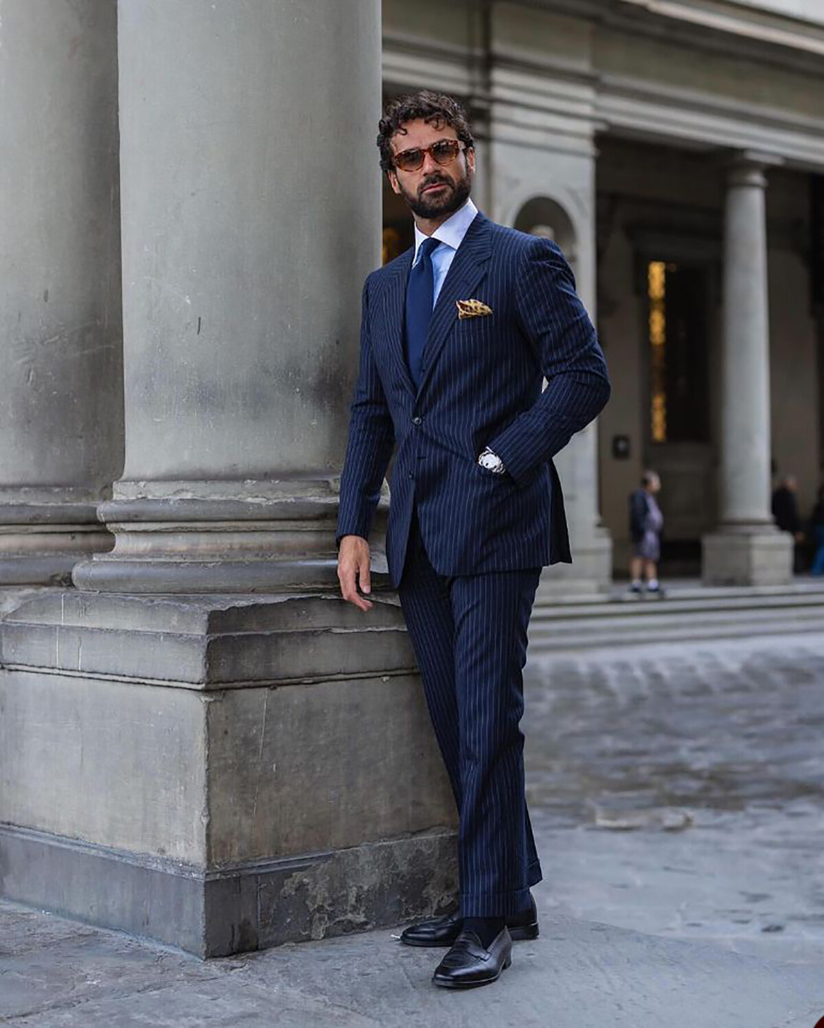 Striped Men Suits Single Breasted Stripes Wedding Prom Groom Tuxedos Regular Fit