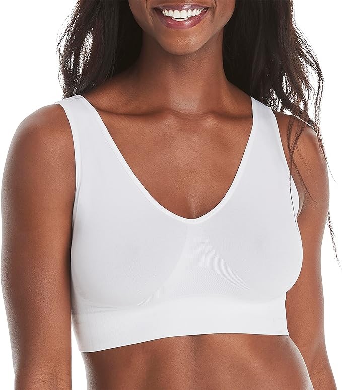 Hanes Bra Get Cozy Comfort Flex Fit Wire Free Women’s Pullover Seamless Stretch