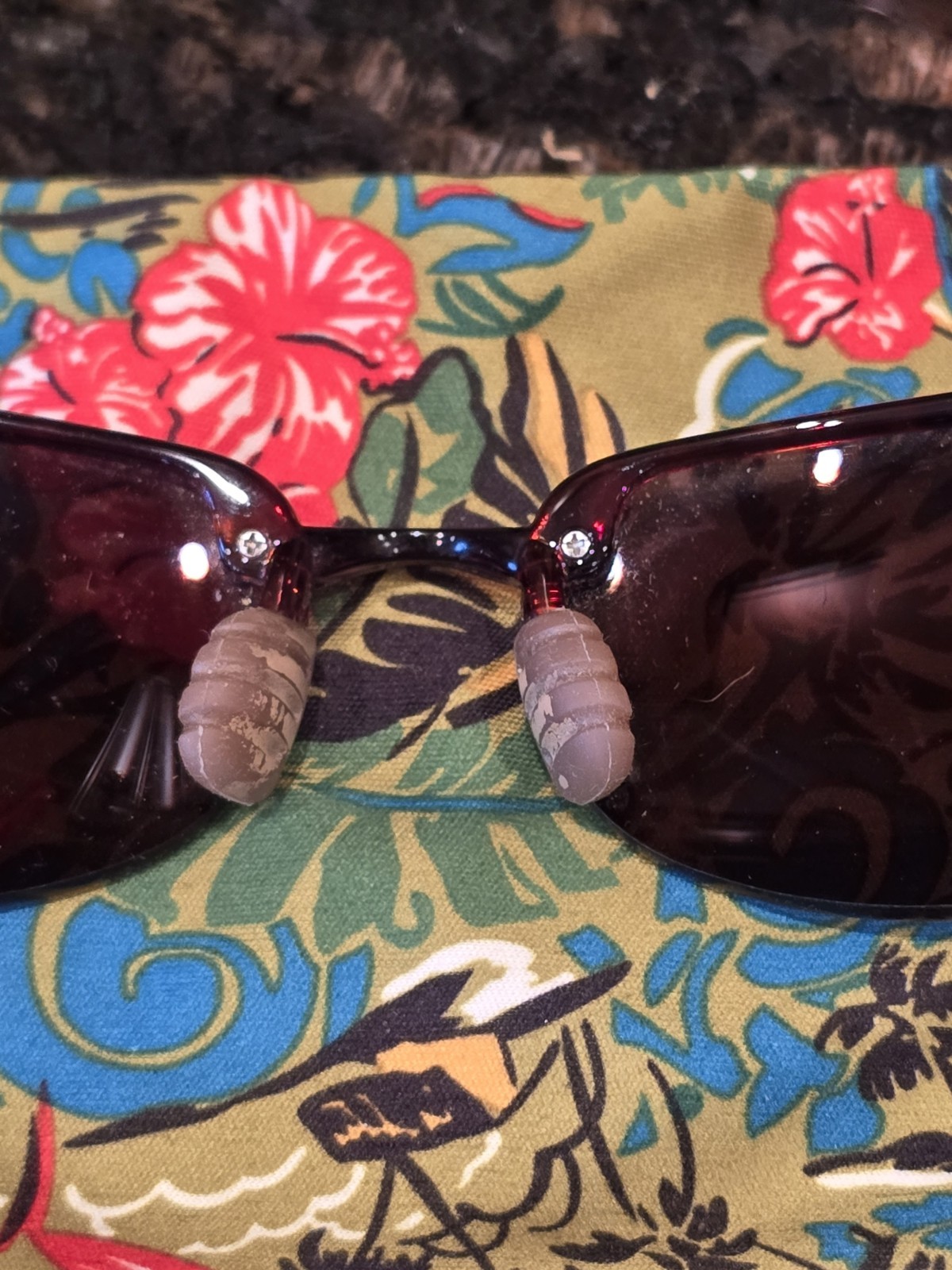 Maui Jim Sandy Beach MJ-408-10 Tortoise Rimless Sunglasses 56-14-130 Japan