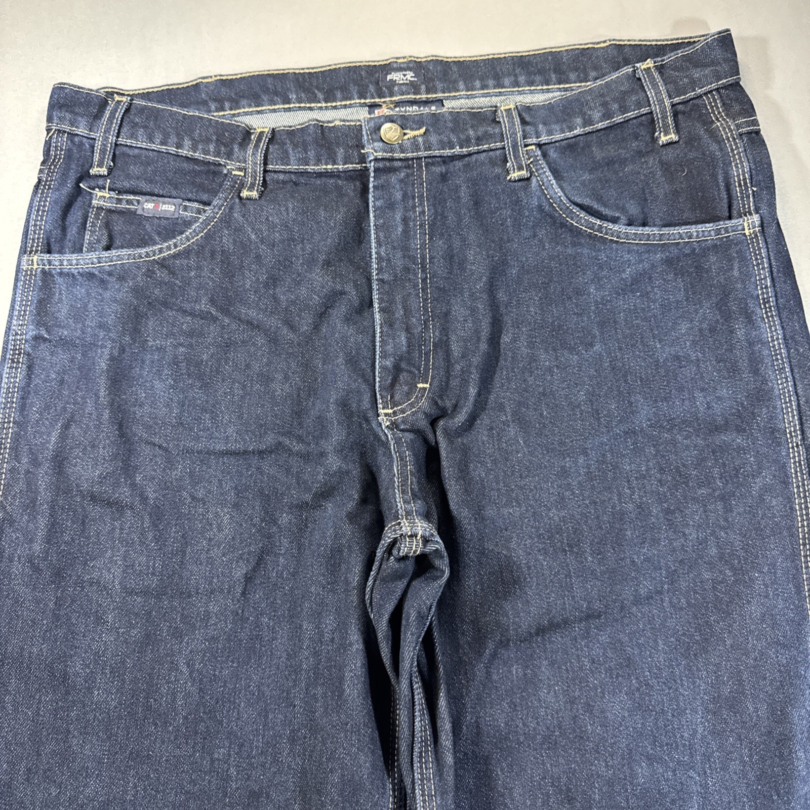 Tyndale FR Jeans Mens 38×34 Dark Wash Flame Resistant Workwear Denim F290T