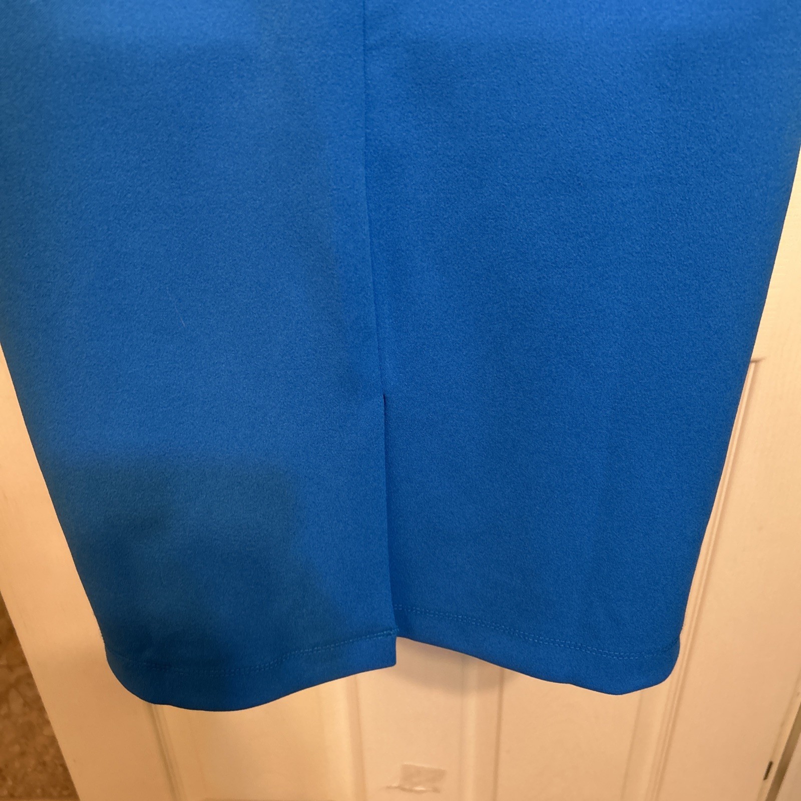 Maggy London Blue Tie Neck ocean blue Dress RN 58142 NWT Women’s Size 0