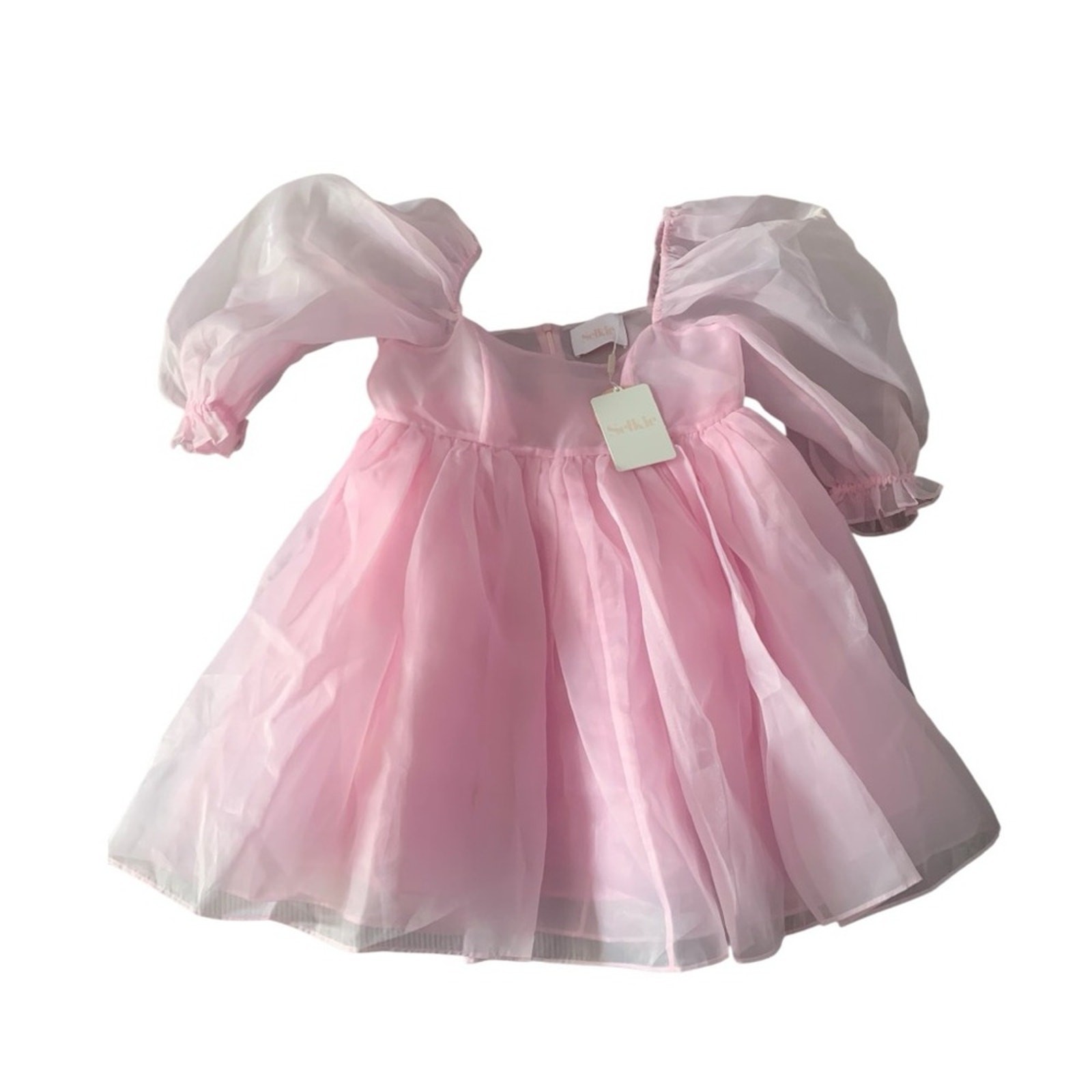 Selkie size medium the puff dress pink angel delight Elegant Tulle baby barbie