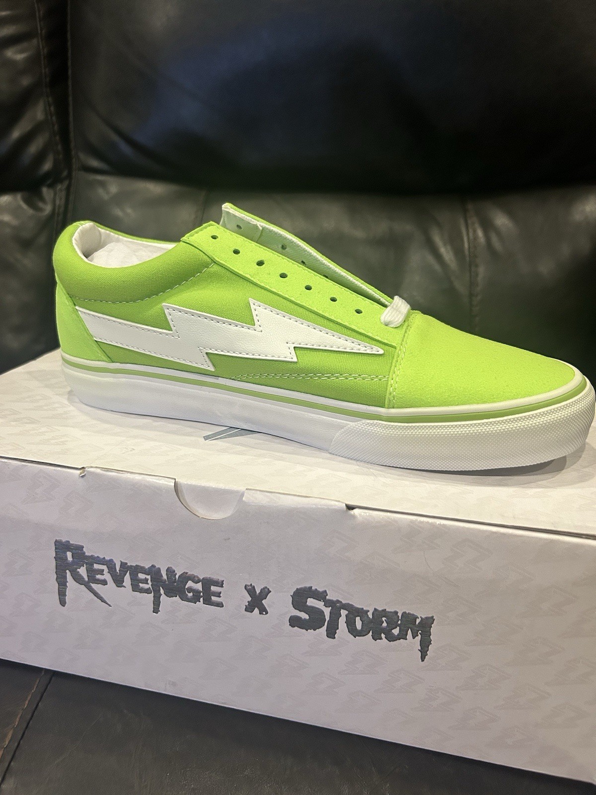 Revenge X Storm LA Exclusive Bolt Green New W/Box Mens Size 8