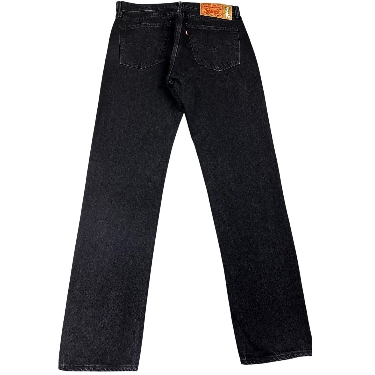Denim Tears Levi’s 501 DT Mens Black Straight Leg Jeans 34×34 Button Fly New