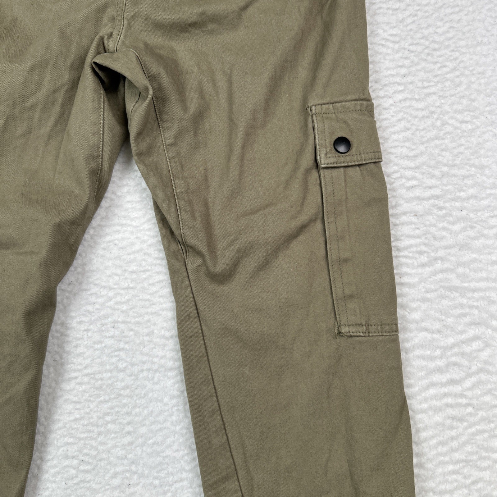 WESC Slim Utility Jogger Pants Cargo Olive Green Unisex Men’s S / Women’s M