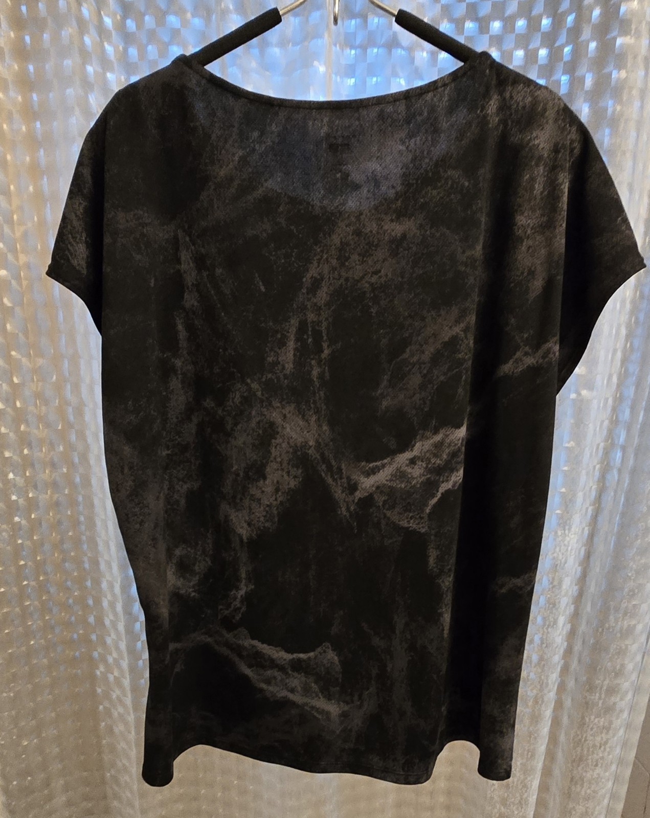 UNIQLO DATALIFE Peter Saville Black/Gray Abstract T-Shirt XL Short Sleeve