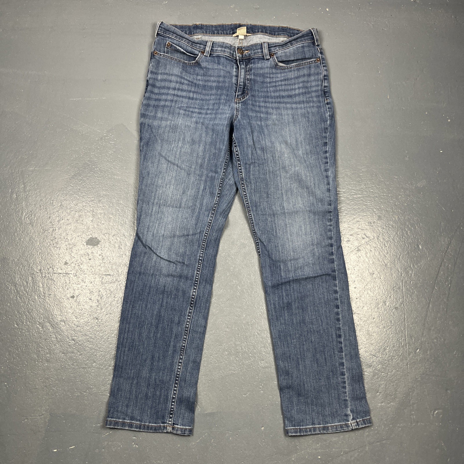 Duluth Trading Co Women’s Jeans Cotton Poly Spandex Blend Sz 12 31” Inseam