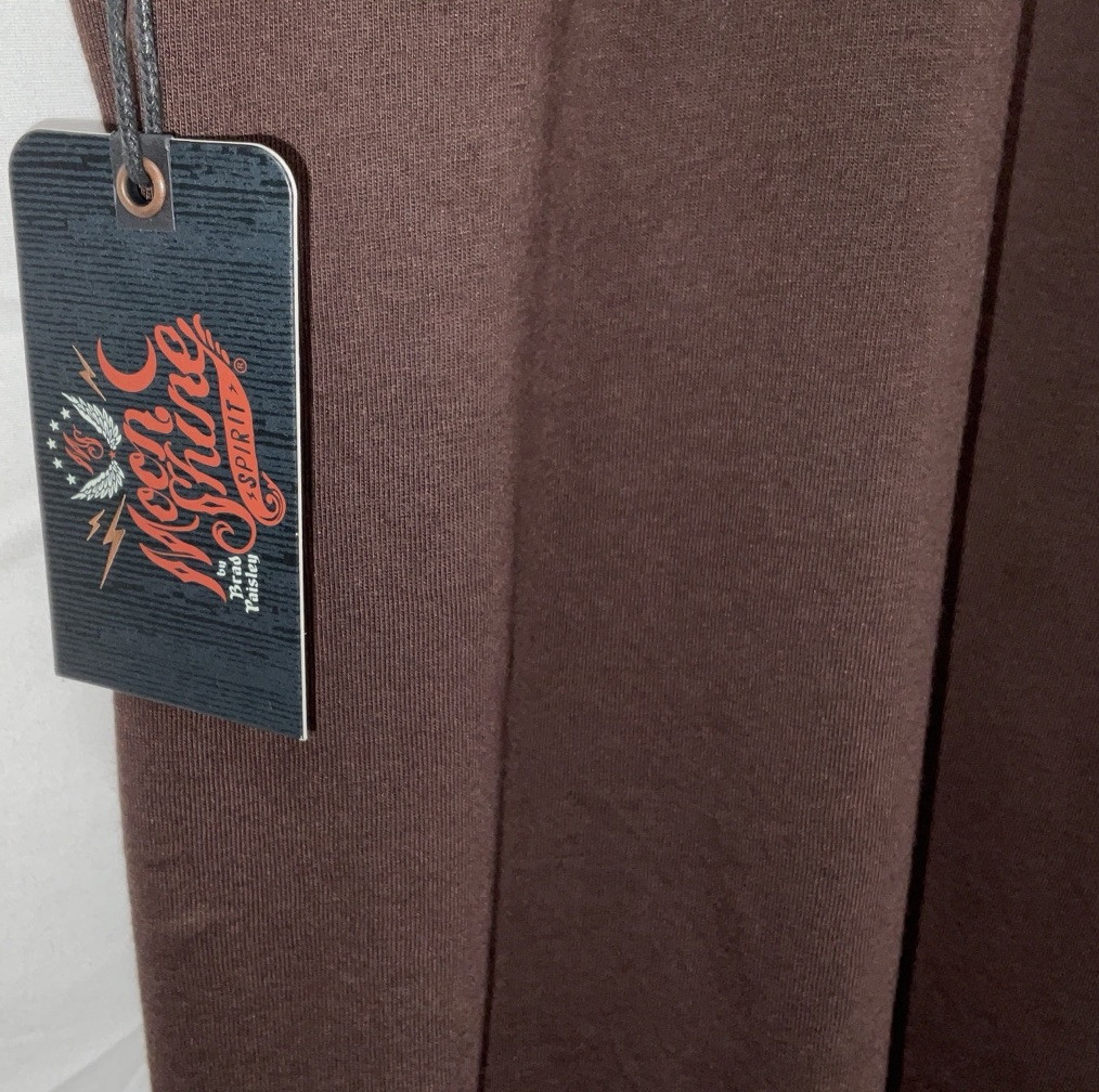NWT Men’s Brad Paisley Moon Shine Spirit Comes Alive Guitar T-shirt Brown Medium