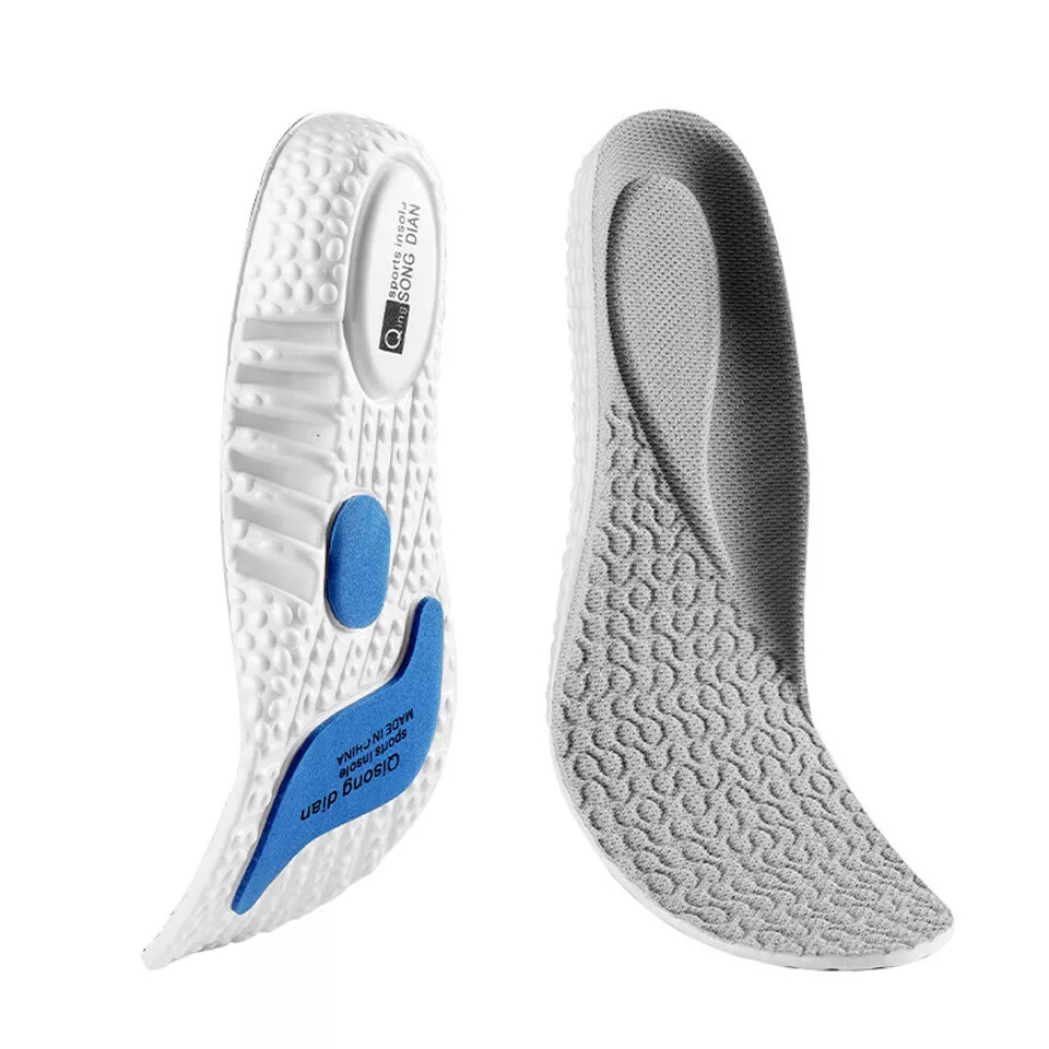 Elastic Orthotic Insoles Insert Shoes Sport Running Padded Arch Support Cushion
