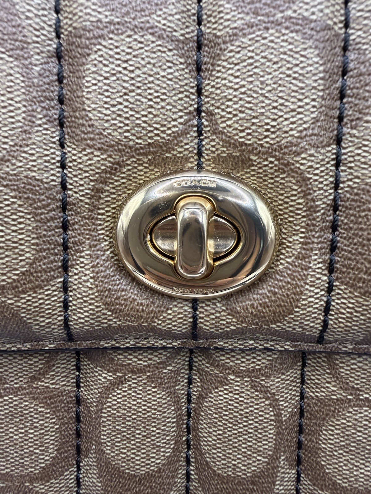 Coach Marlie Top Handle Satchel In Signature Canvas With Quilting C5645