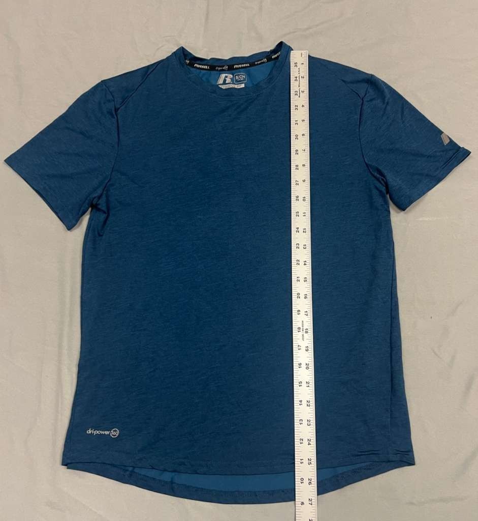 Russell dri-power 360 FRESHFORCE Training Fit Athletic Shirt Mens S Dark Teal