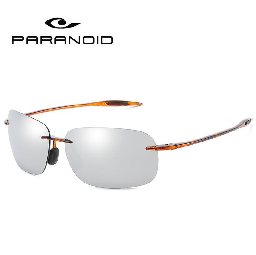 Lightweight Rimless Sport Sunglasses Men Women Driving Riding Glasses UV400