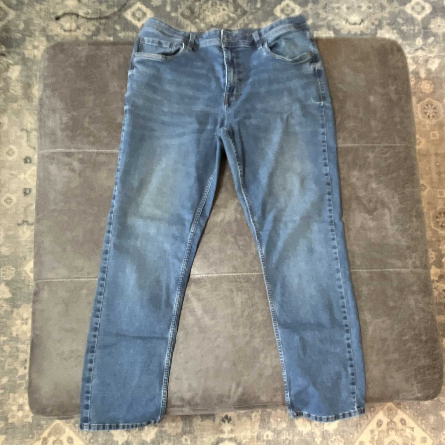 The Perfect Jean Men’s Athletic Fit Mid Rise Blue Medium Wash Denim Jeans