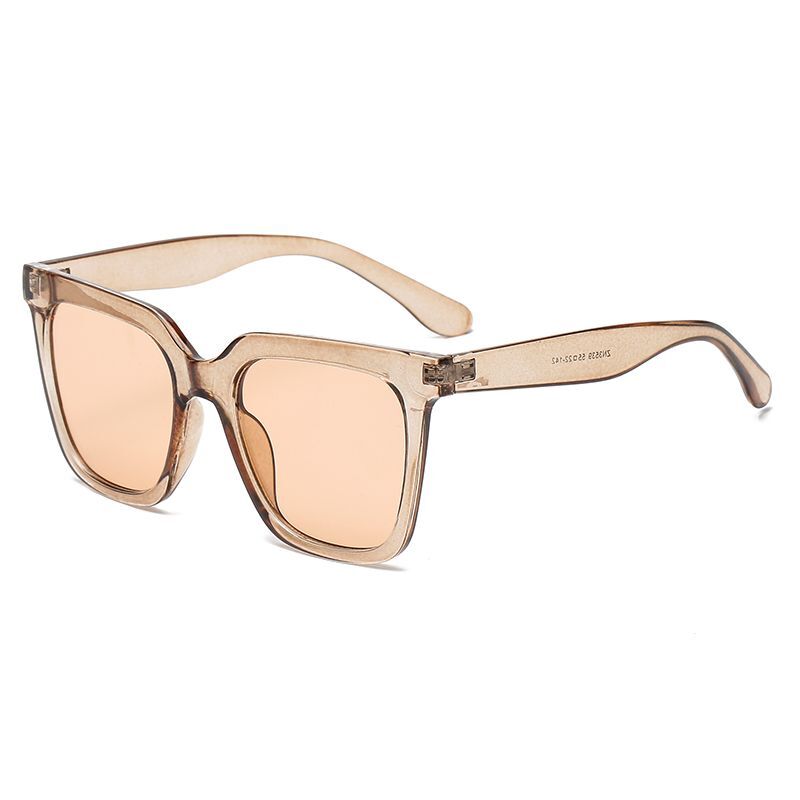 Retro Cateye Square Sunglasses – Plastic Frame Polycarbonate Gradient Lenses