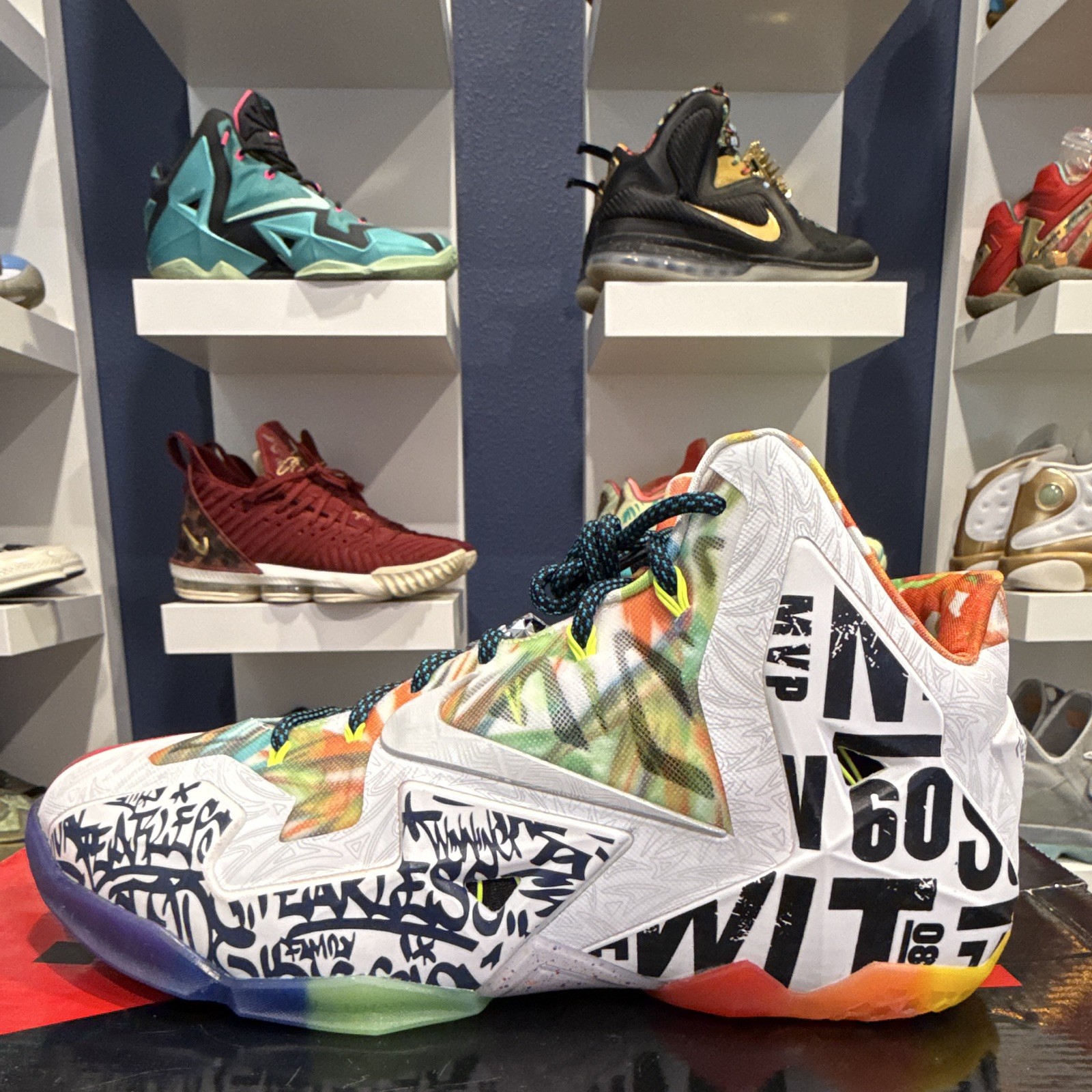 Nike LeBron 11 Premium What The LeBron Multicolor 650884-400 2014