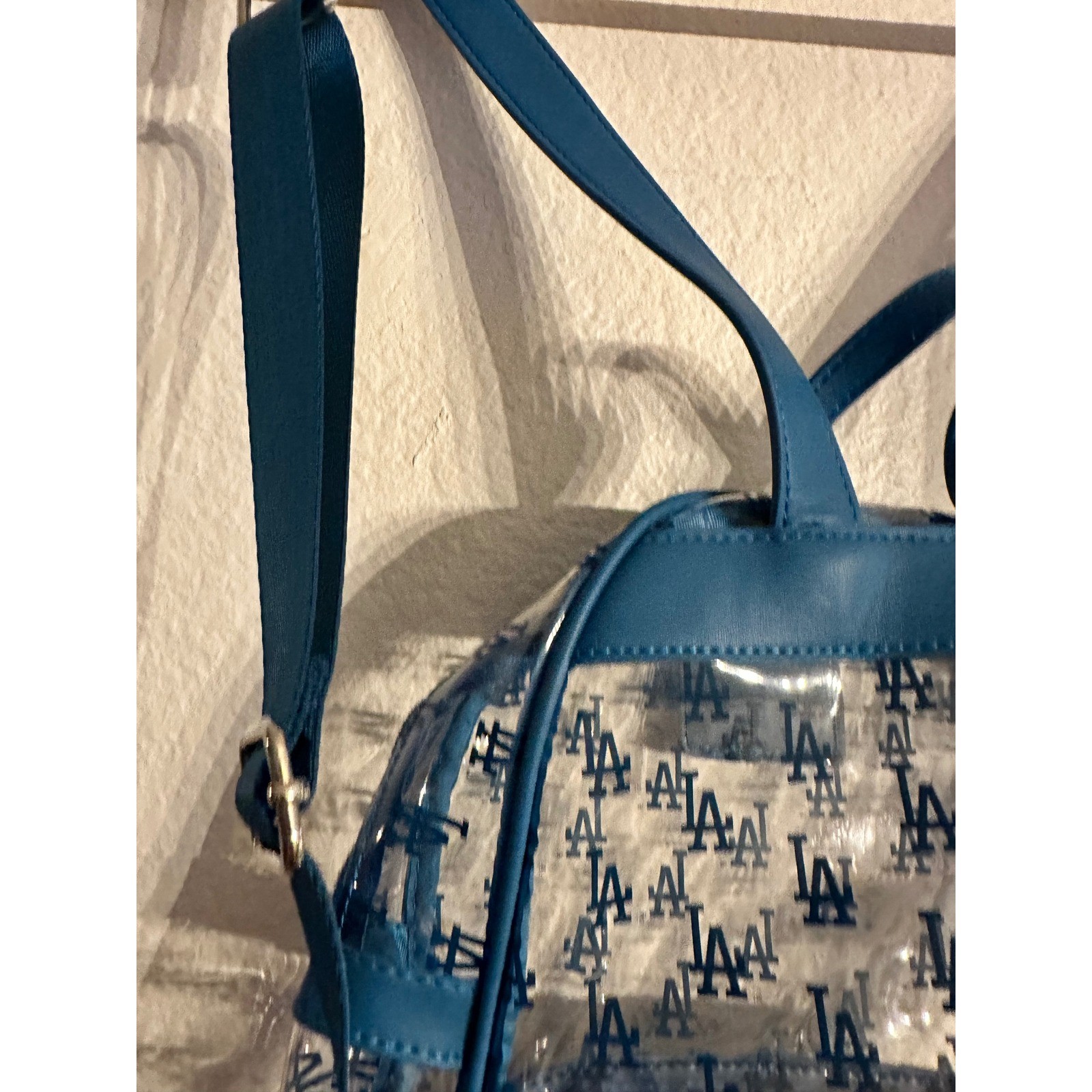 Retired Loungefly MLB Los Angeles Dodgers Clear Mini Backpack LA Dodger Bag