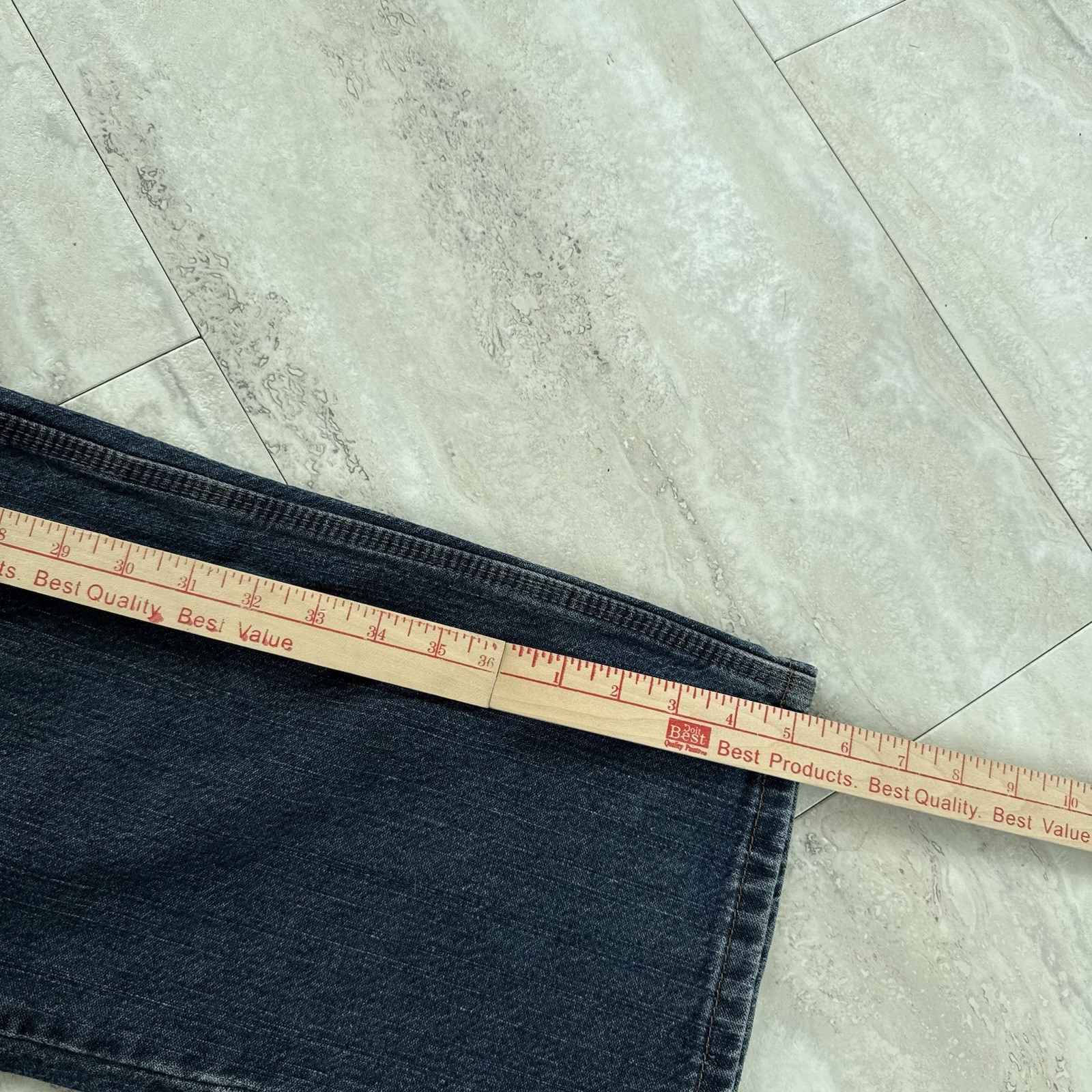 Dickies Red Tab Baggy Men’s Dark Wash Denim Carpenter Jeans Relaxed Fit Pockets