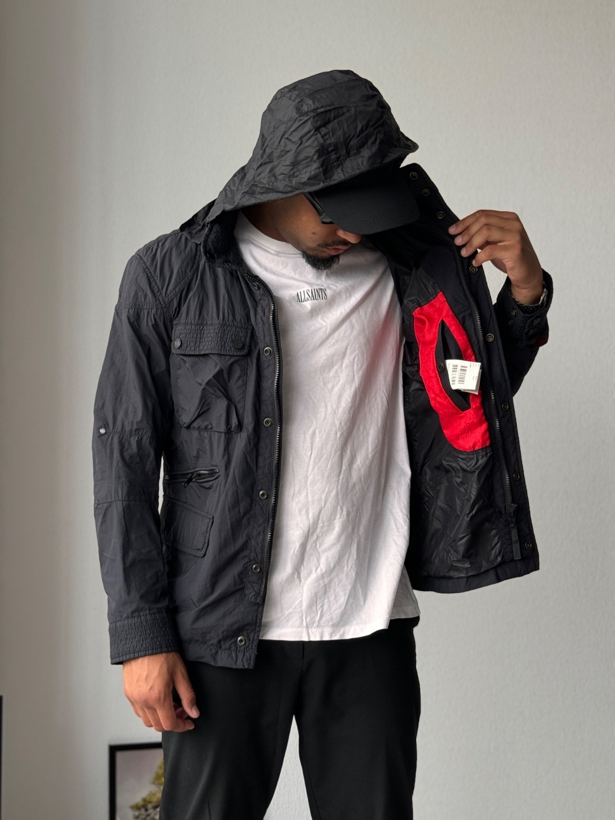 Strellson nylon jacket multipocket size 48