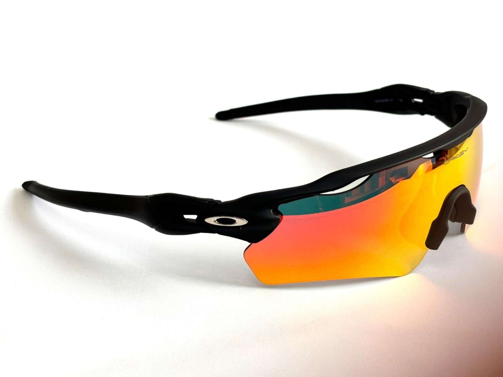 Oakley Radar EV Patn Sunglasses Black Frame Orange Prizm Lenses OO9208