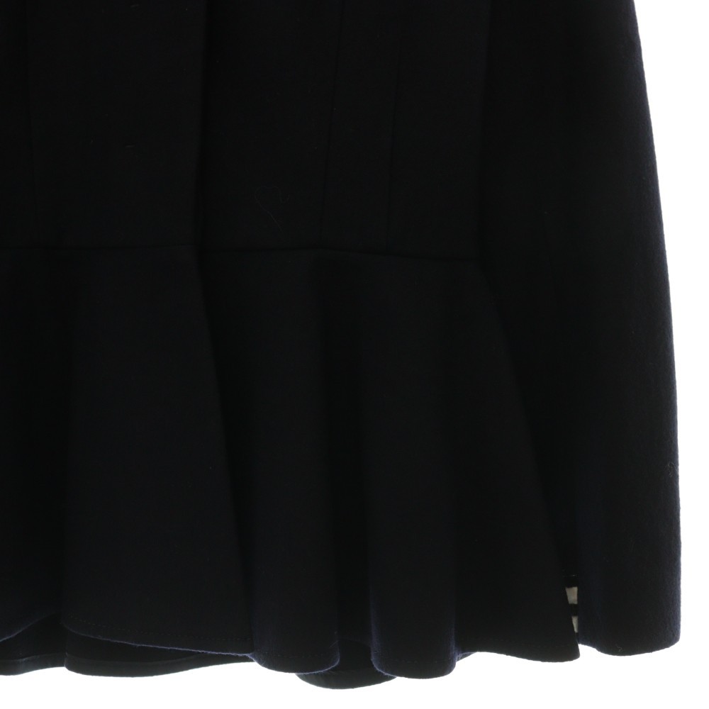 BORDERS at BALCONY Wool Peplum Jacket Navy Size 36 Ladies Blazer