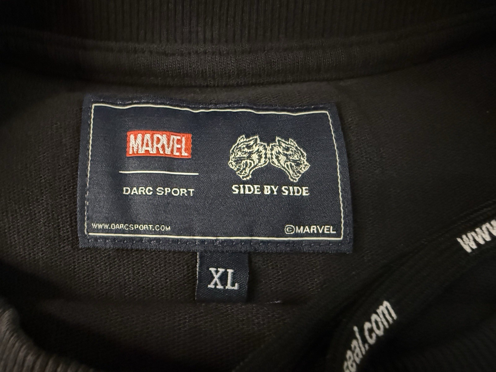 DARC Sport Marvel Spider-Man Wolves Forever Graphic T-Shirt XL Black Rare