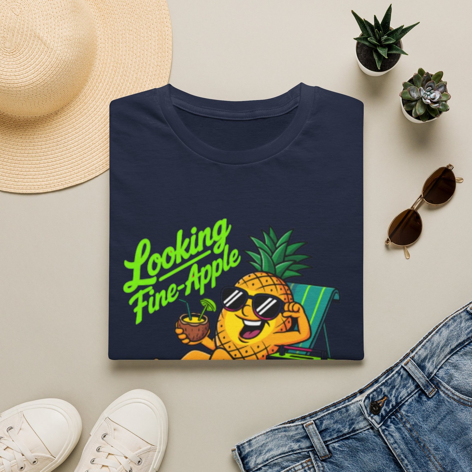 Looking Fine-Apple T-Shirt | Pineapple Lounge Graphic