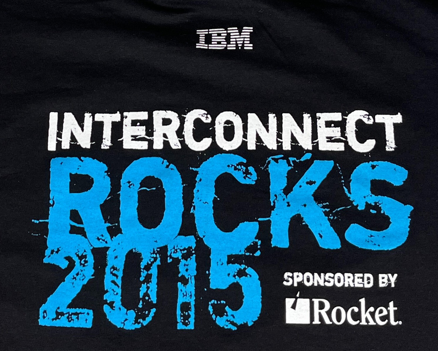 Aerosmith Interconnect Rocks 2015 T-Shirt Double-Sided Sz XL