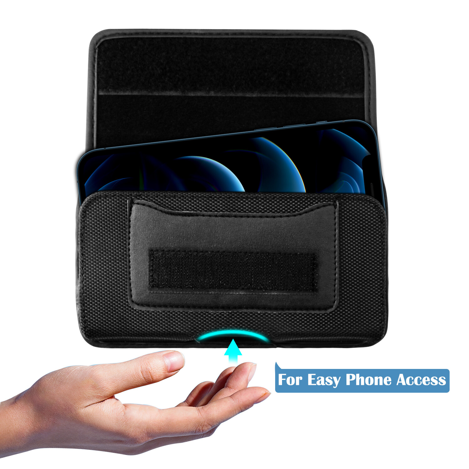 Oxford Cell Phone Waist Belt Clip Holster Loop Bag Pouch Card Holder Case​ Cover