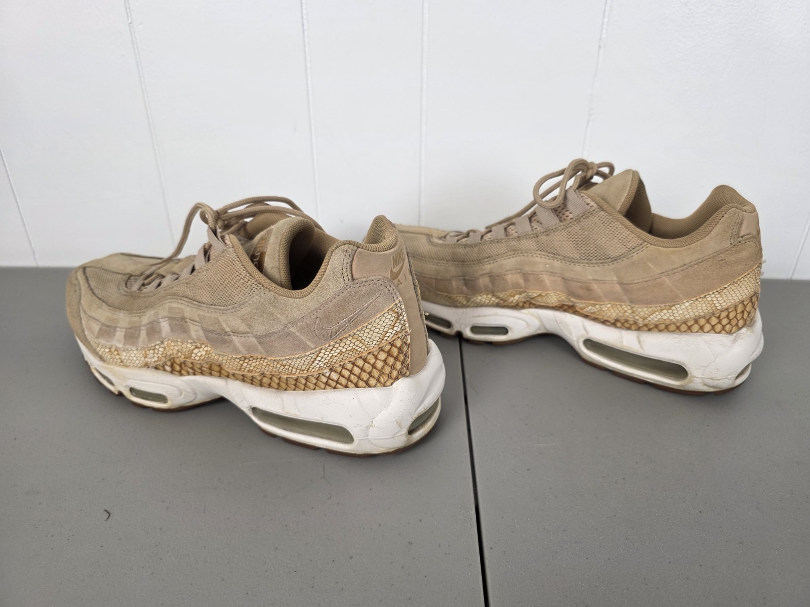 Nike Air Max 95 Premium SE Vachetta Tan Suede Men’s Size 12 924478-201