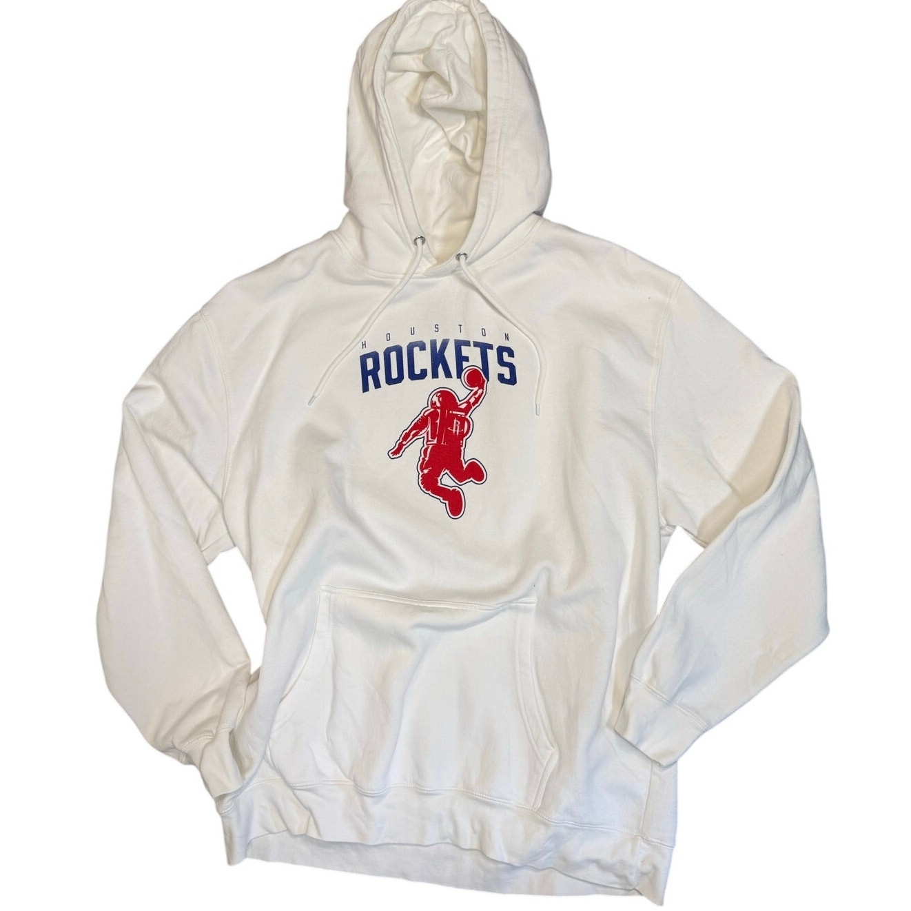 Houston Rockets Dunkstronaut Hoodie Mens 2XL White City Edition