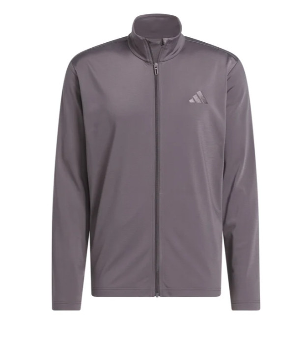 Men’s Adidas Tricot Full Zip Track Jacket Gray Large BRAND NEW WITH TAGS