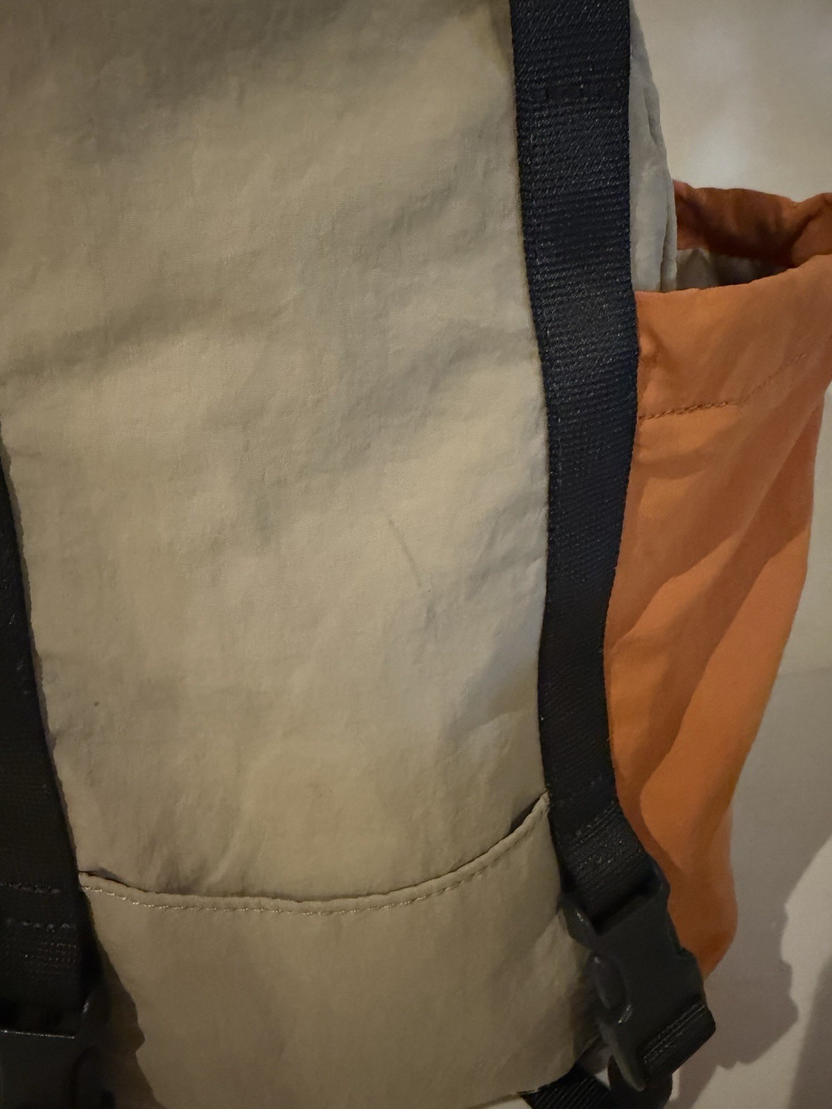 Lululemon Athletica Pack And Go Backpack- Orange/Tan/Black