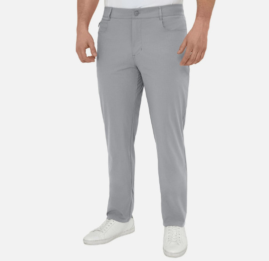 Modern Ambition Men’s 5-Pocket Pant Stretch Fabric Gray 34X32
