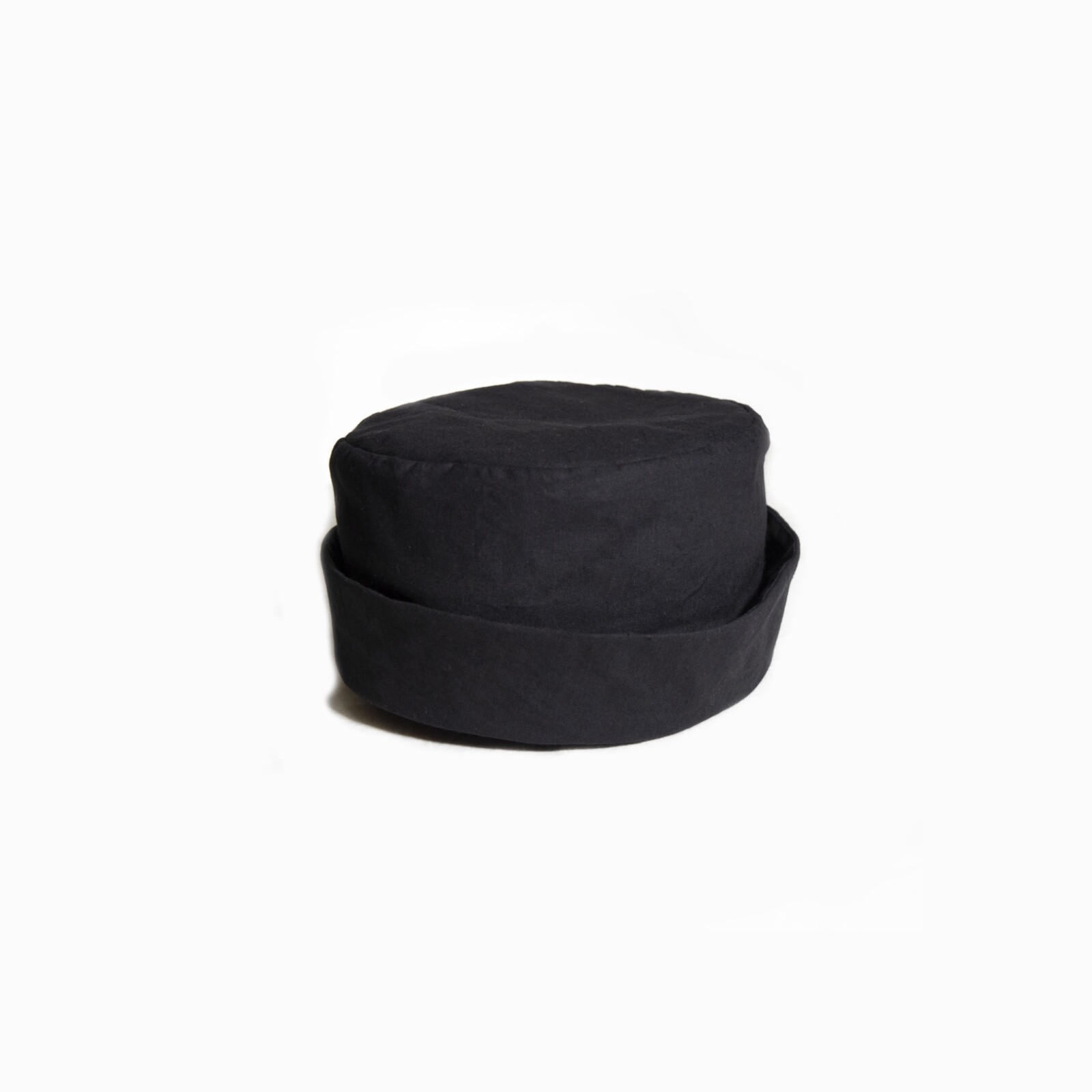 order made black cotton brimless cap with lining all the sizes are available